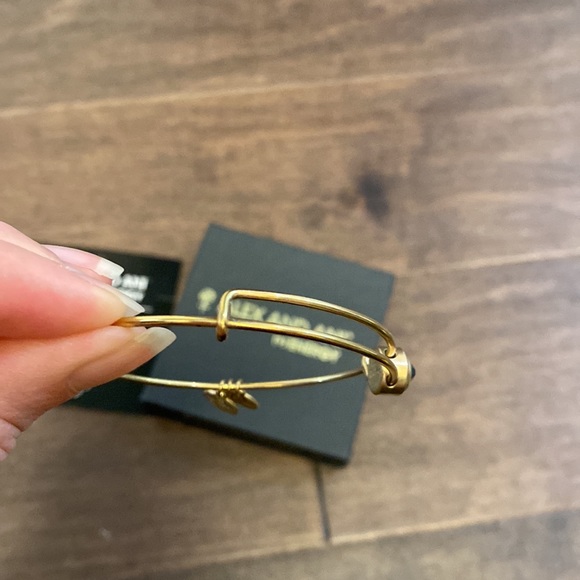 Alex and Ani Indigo Blue Adjustable Bracelet Bangle - Picture 4 of 6